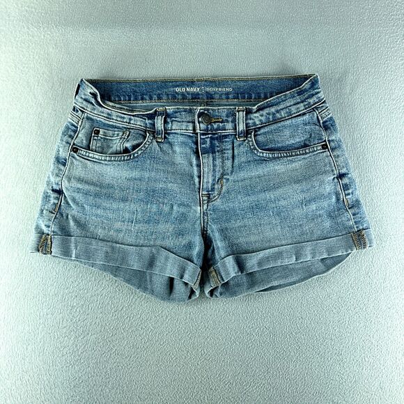 Old Navy Womens Shorts Blue Tag Size 4 (30) Stretch CUt-Off Denim - Picture 1 of 12
